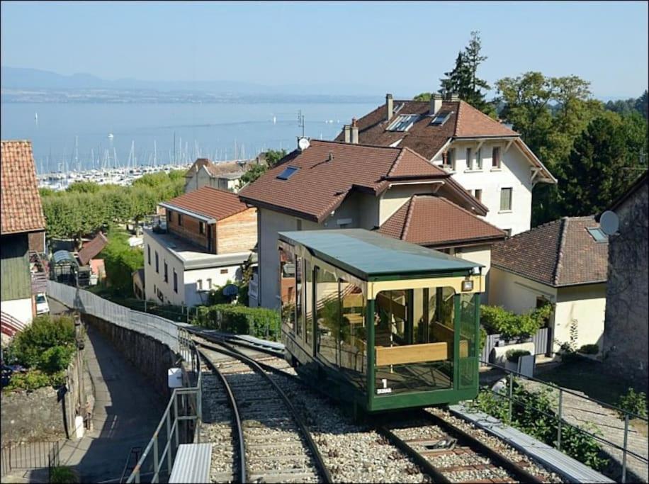 Au Sunrise Studio Apartment Thonon-les-Bains Luaran gambar